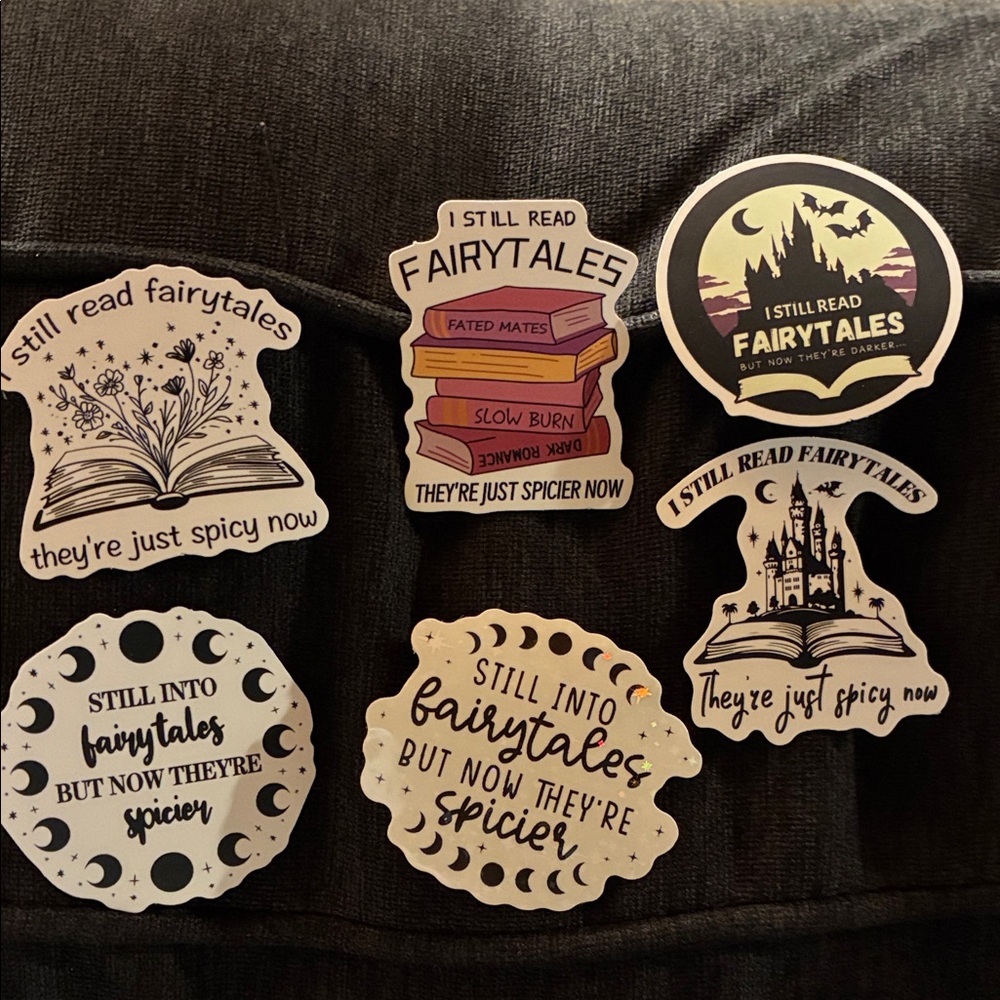 I Still Read Fairytales Sticker Pack - Assorted Colors
